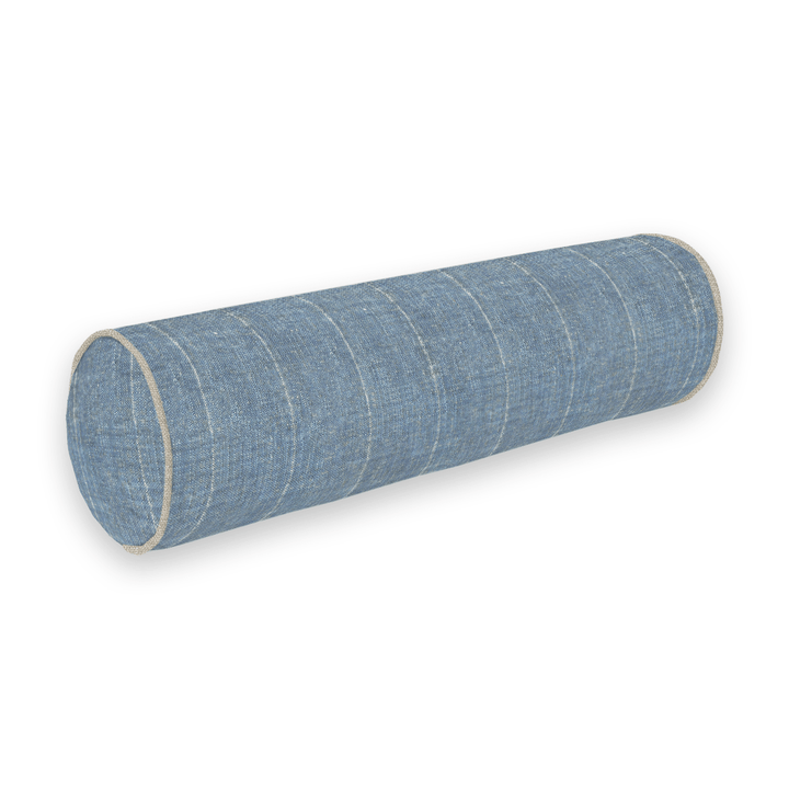Stripe Linen Bolster Pillow