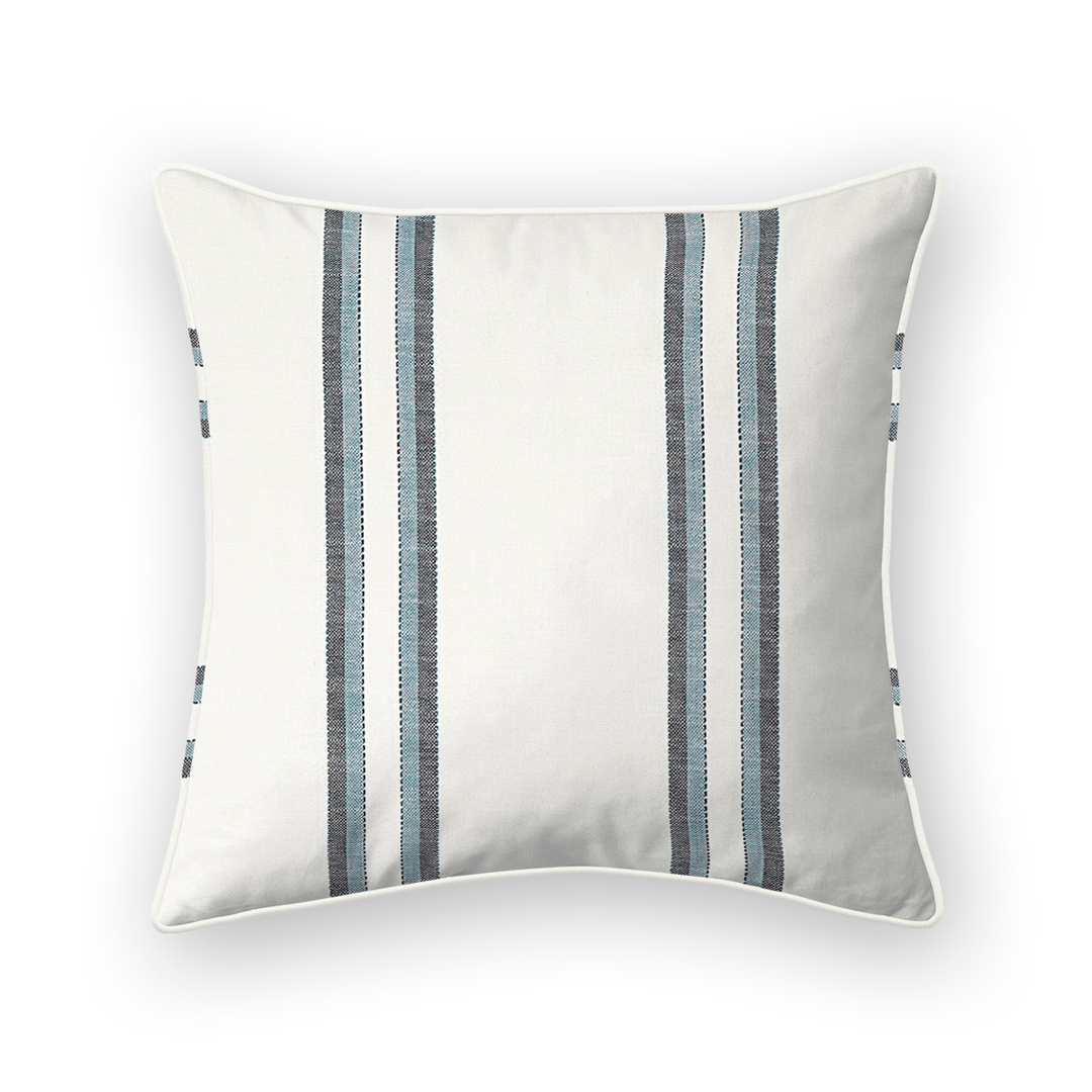 Stripe Printed Fabric Throw Pillow