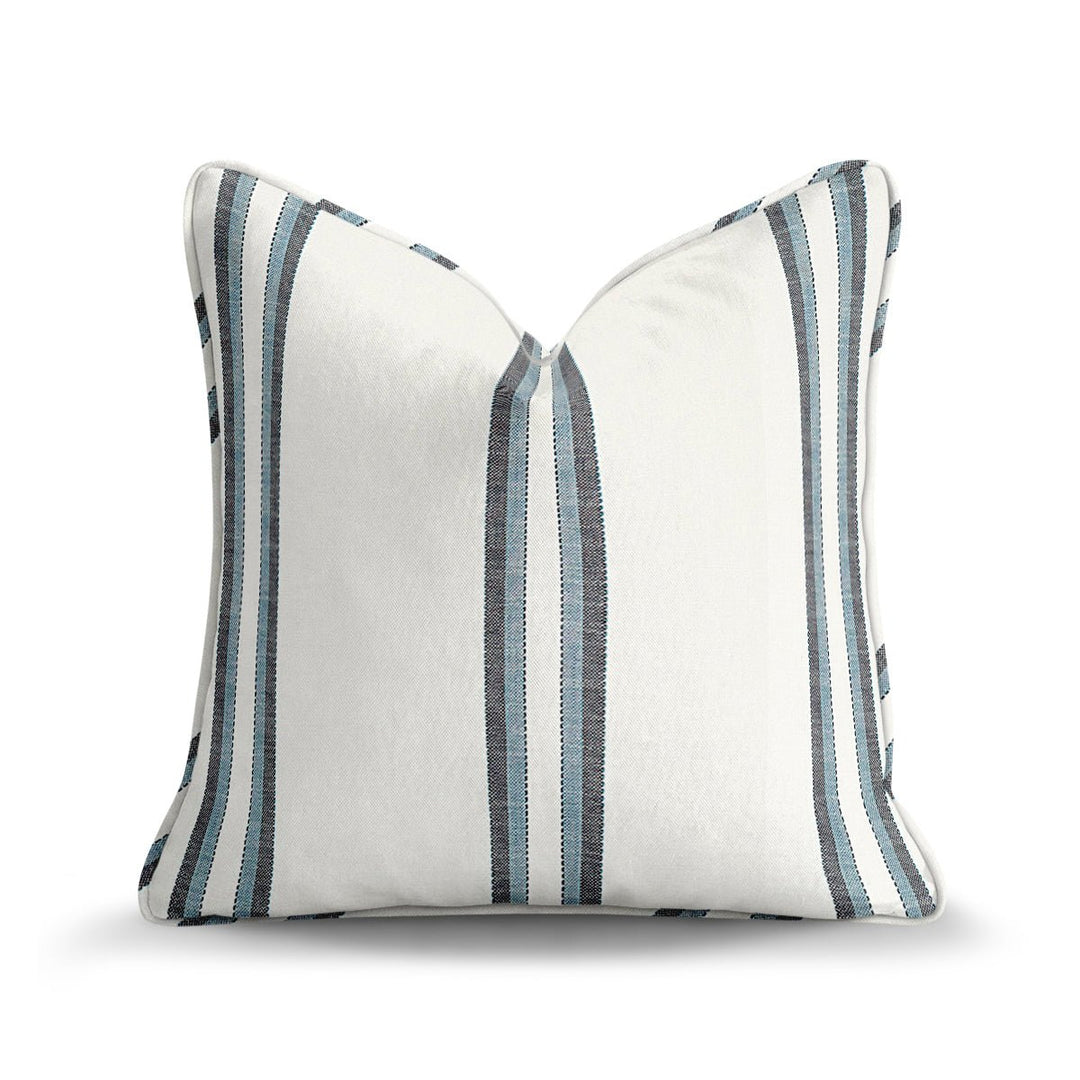 Stripe Printed Fabric Throw Pillow