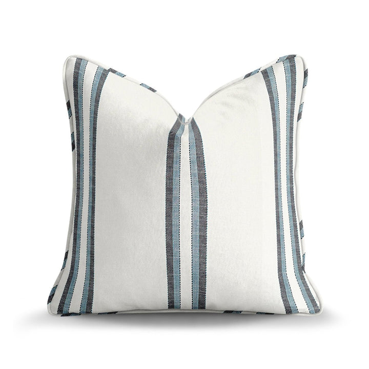 Stripe Printed Fabric Throw Pillow
