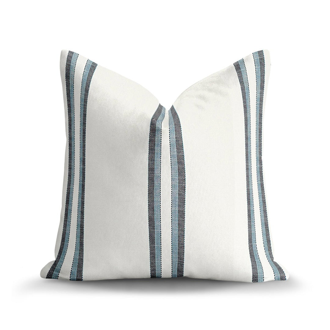 Stripe Printed Fabric Throw Pillow