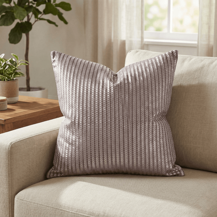 Stripe Woven Throw Pillow