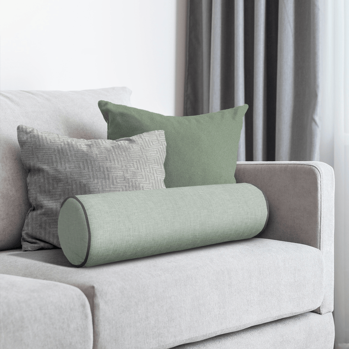 Surf Solid Woven Bolster Pillow