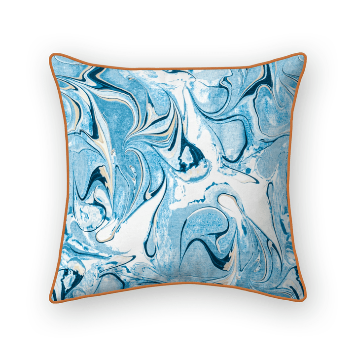 Swirls Woven Throw Pillow