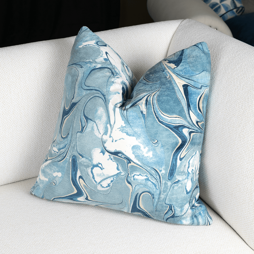 Swirls Woven Throw Pillow