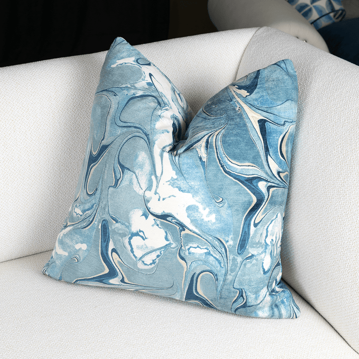 Swirls Woven Throw Pillow