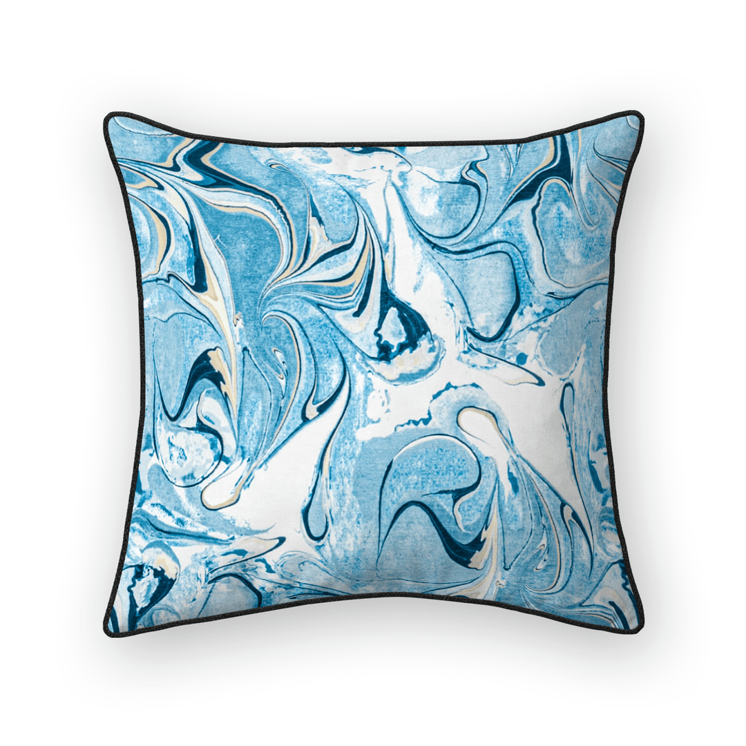Swirls Woven Throw Pillow