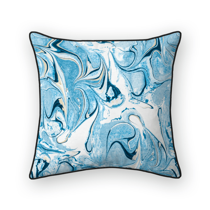 Swirls Woven Throw Pillow