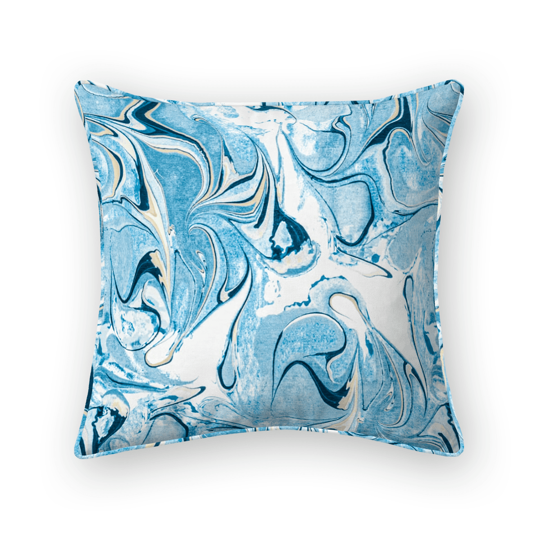 Swirls Woven Throw Pillow