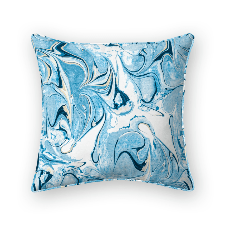 Swirls Woven Throw Pillow