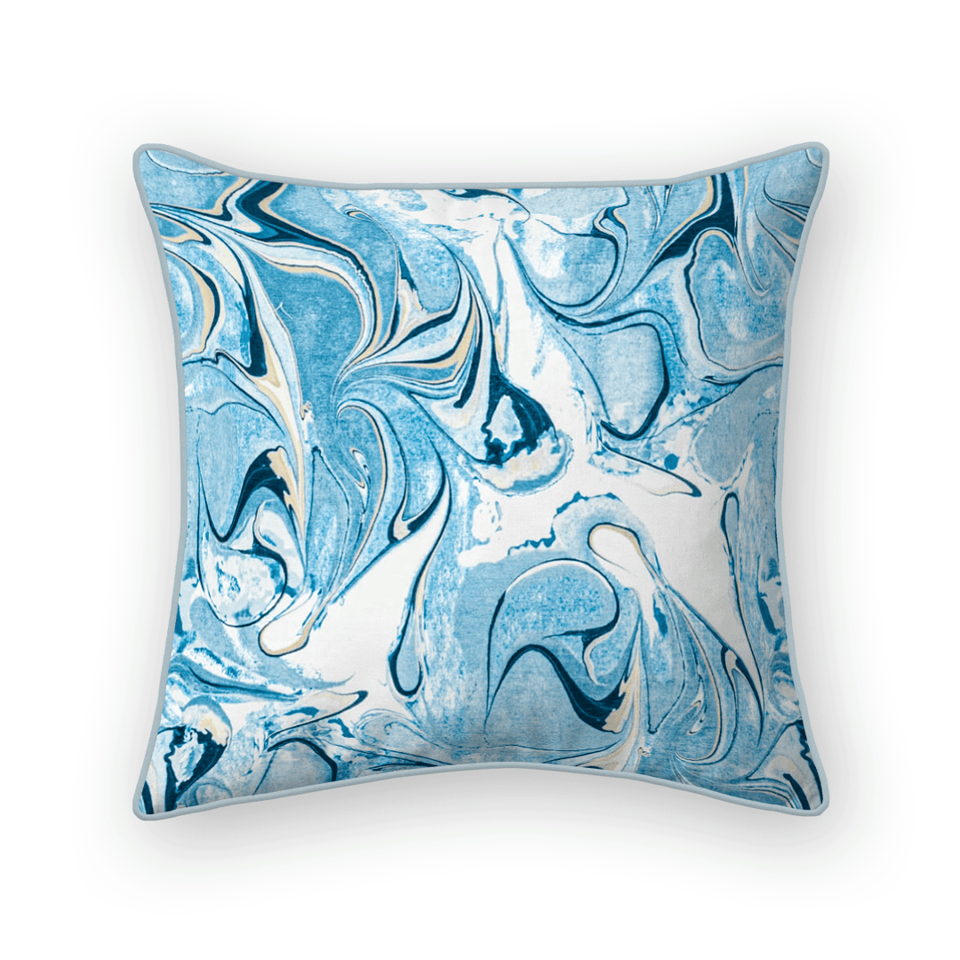 Swirls Woven Throw Pillow