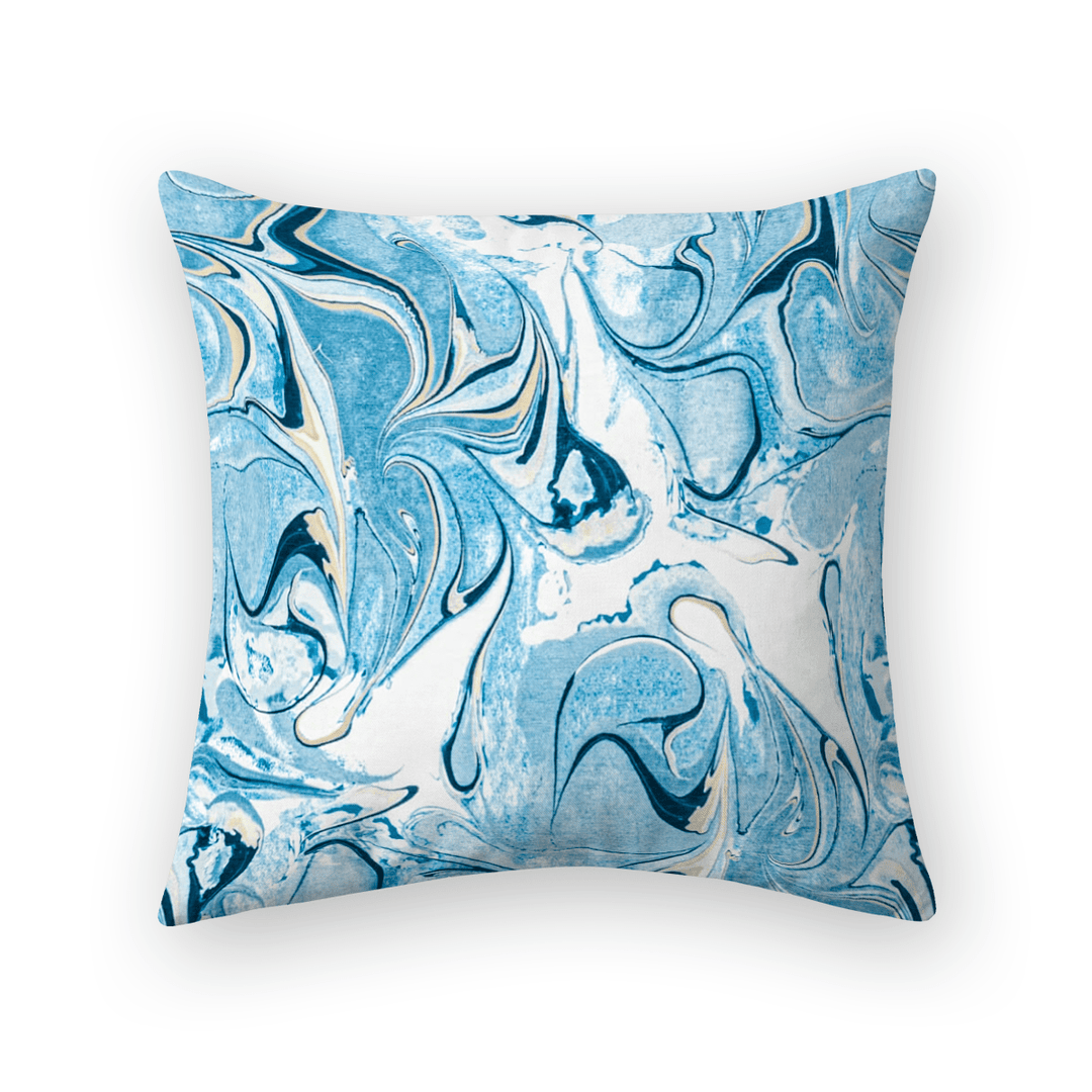 Swirls Woven Throw Pillow
