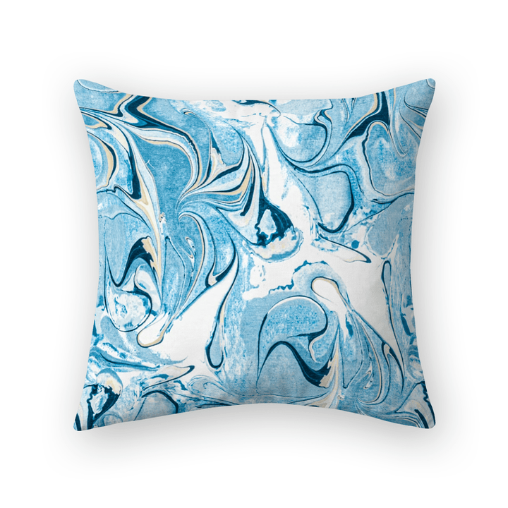 Swirls Woven Throw Pillow