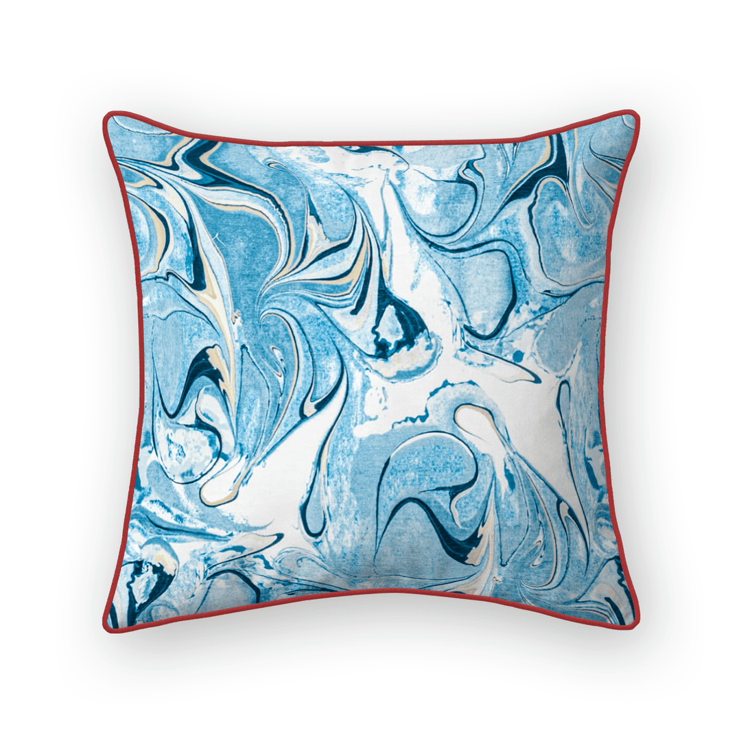 Swirls Woven Throw Pillow