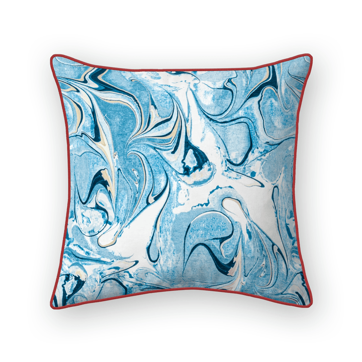 Swirls Woven Throw Pillow