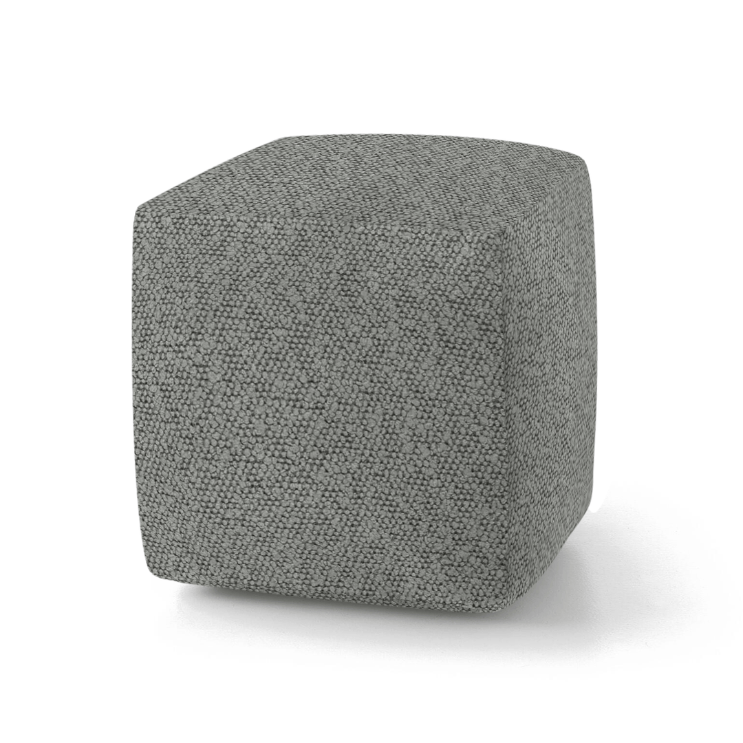 Textured Boucle Geometric Pillow