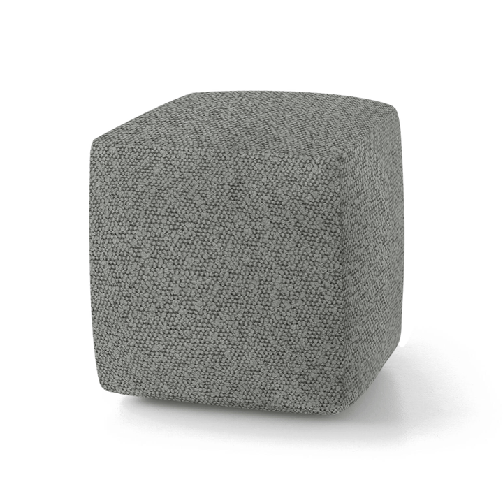 Textured Boucle Geometric Pillow