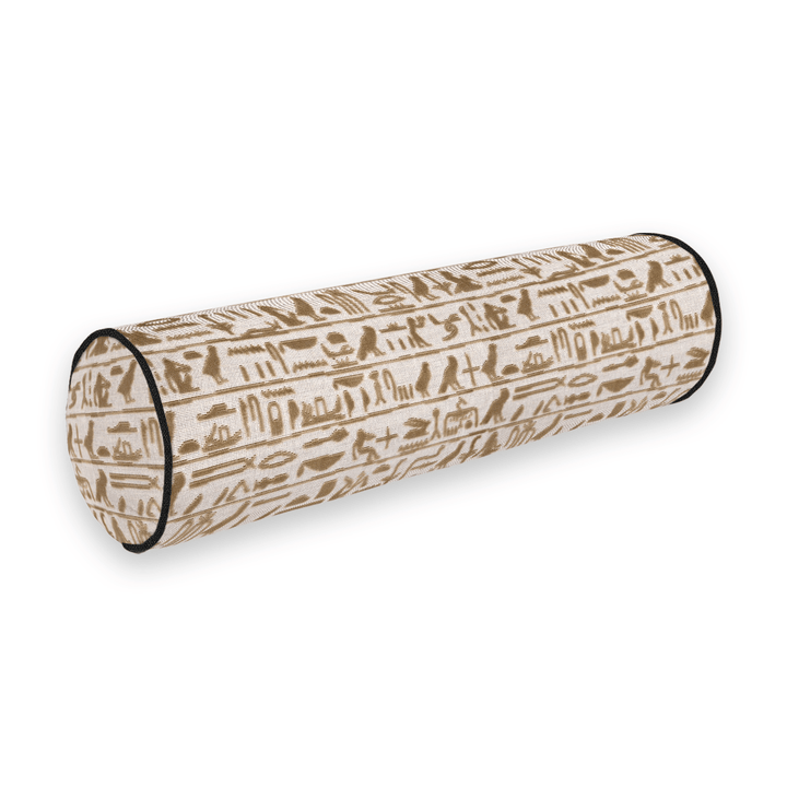 Textured Cut Velvet Bolster Pillow
