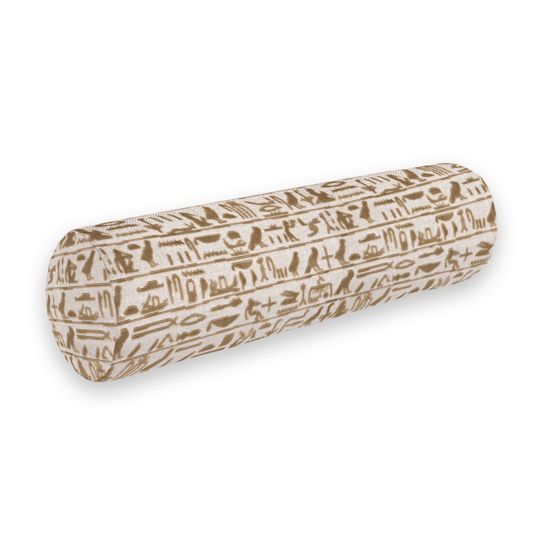 Textured Cut Velvet Bolster Pillow