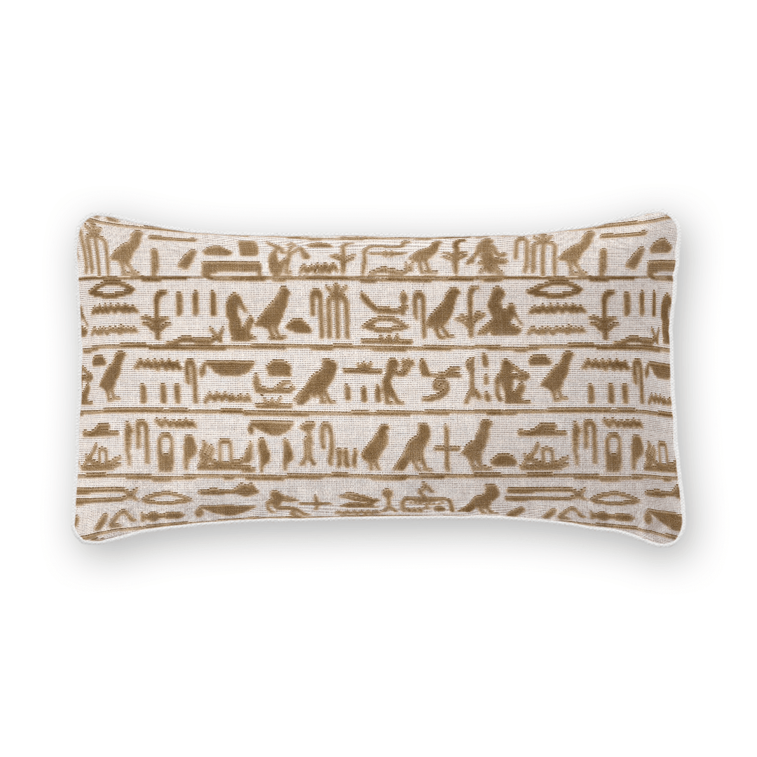 Textured Cut Velvet Lumbar Pillow