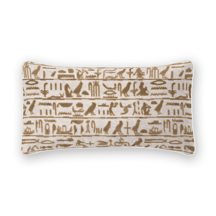 Textured Cut Velvet Lumbar Pillow