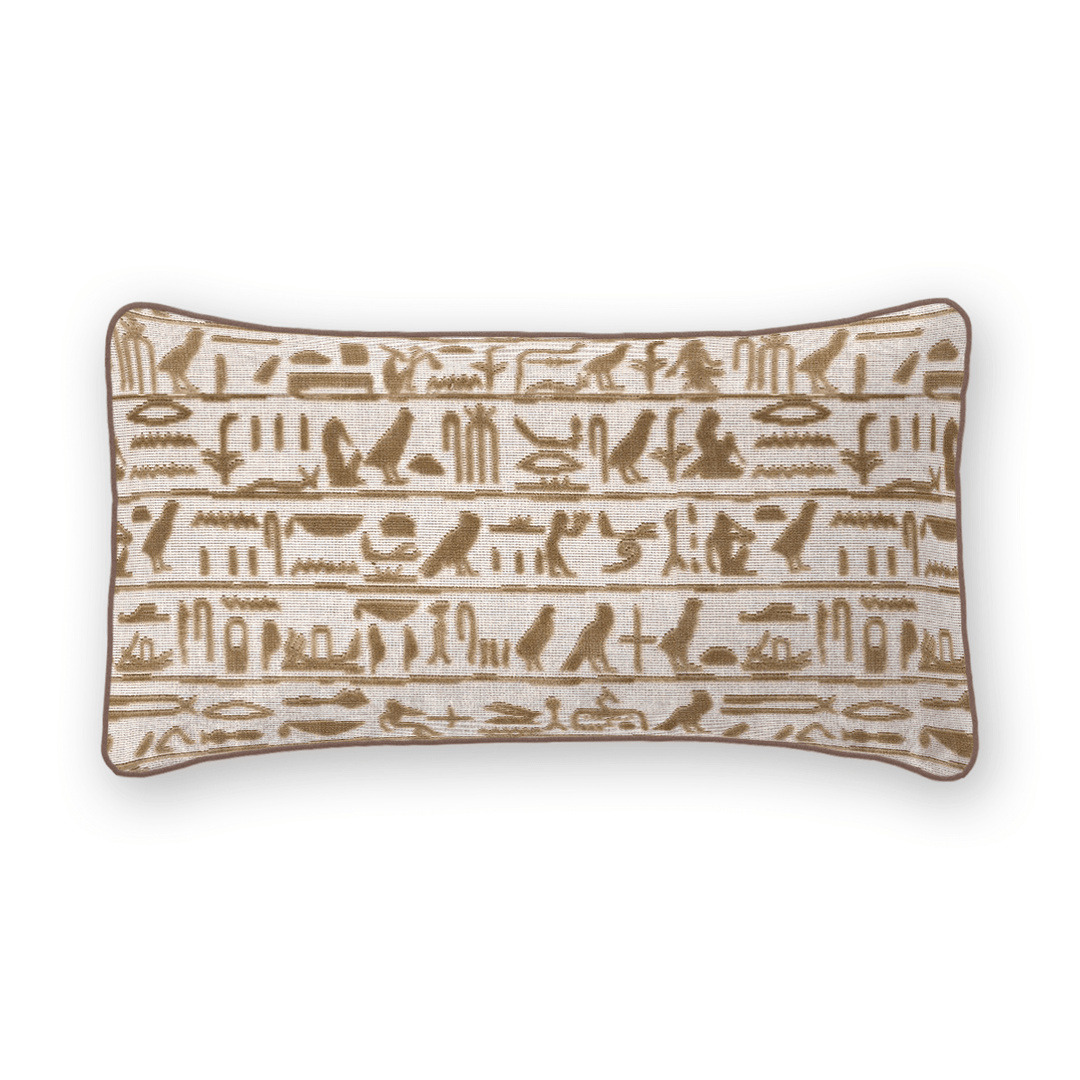 Textured Cut Velvet Lumbar Pillow