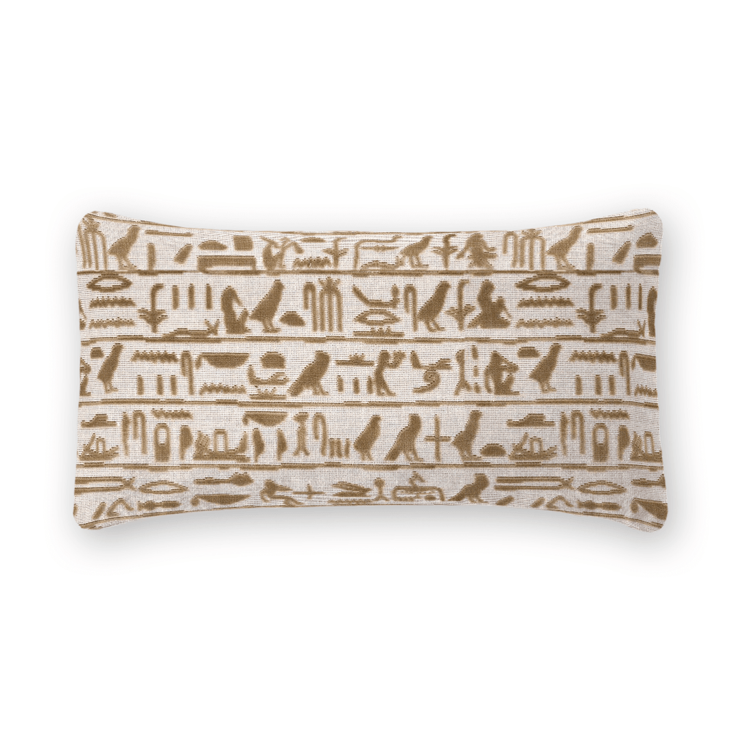 Textured Cut Velvet Lumbar Pillow