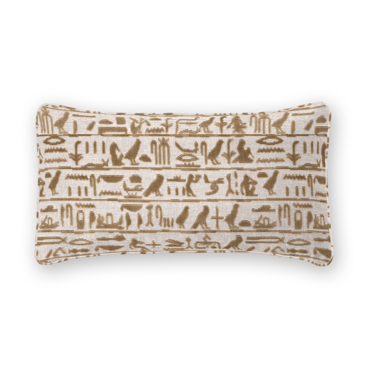 Textured Cut Velvet Lumbar Pillow