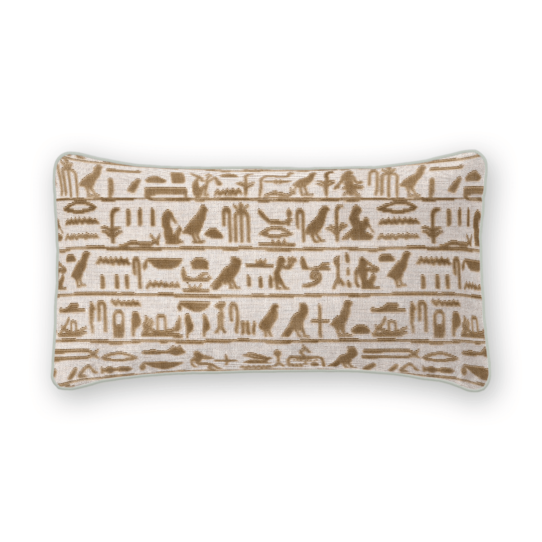 Textured Cut Velvet Lumbar Pillow
