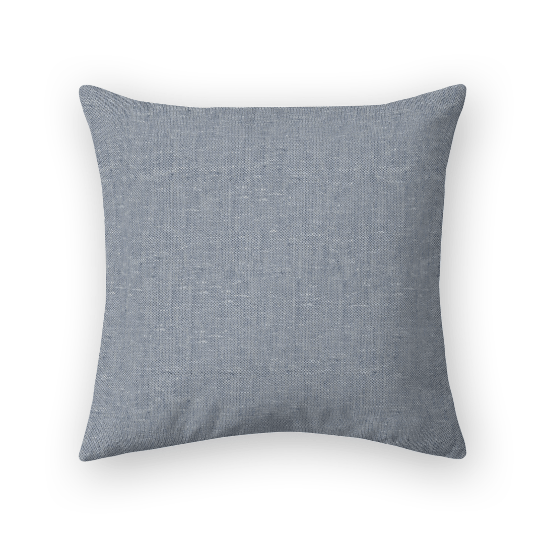 Textured Linen Throw Pillow