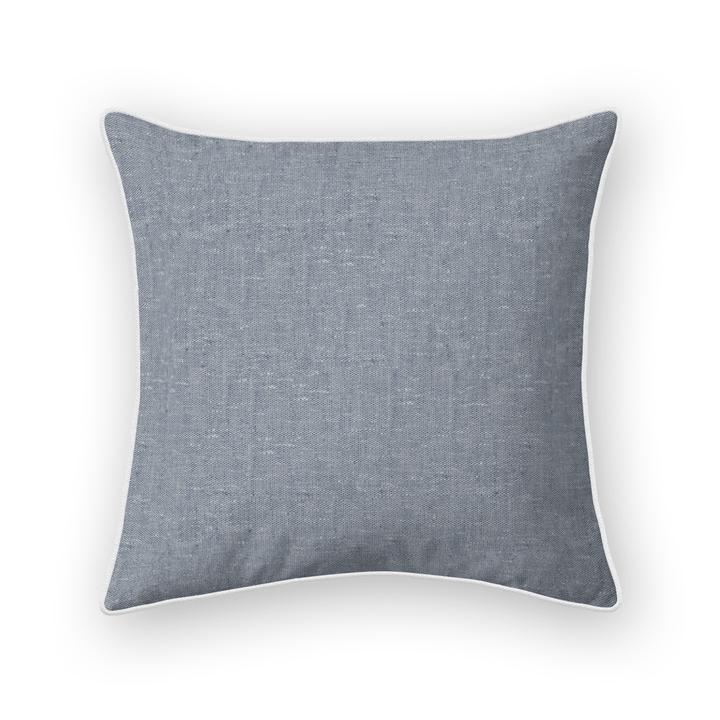Textured Linen Throw Pillow