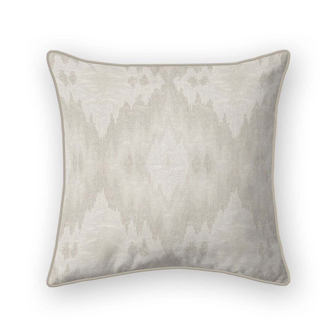 Throw Pillow - Agnes Wicker - Embroidered Pattern