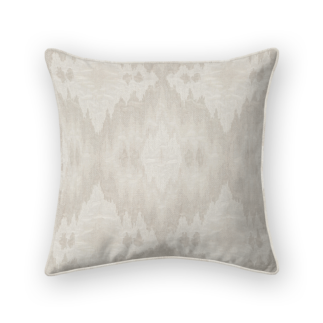 Throw Pillow - Agnes Wicker - Embroidered Pattern