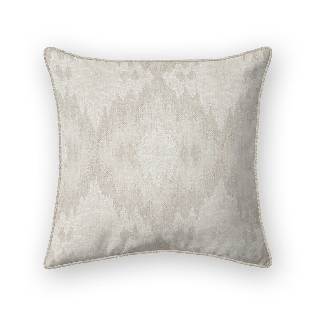 Throw Pillow - Agnes Wicker - Embroidered Pattern