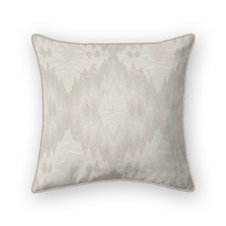 Throw Pillow - Agnes Wicker - Embroidered Pattern