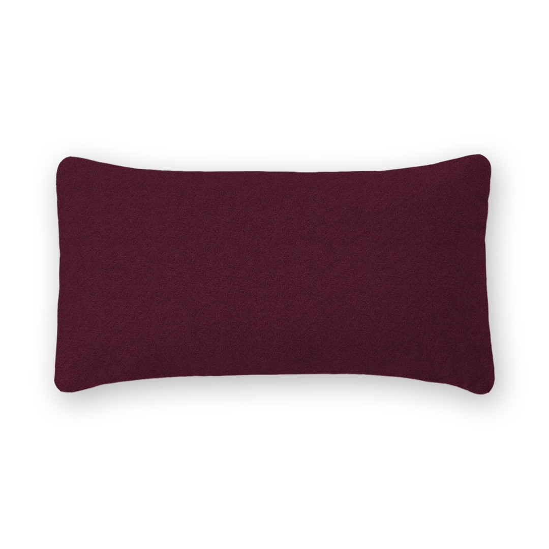 Vino Solid Velvet Lumbar Pillow