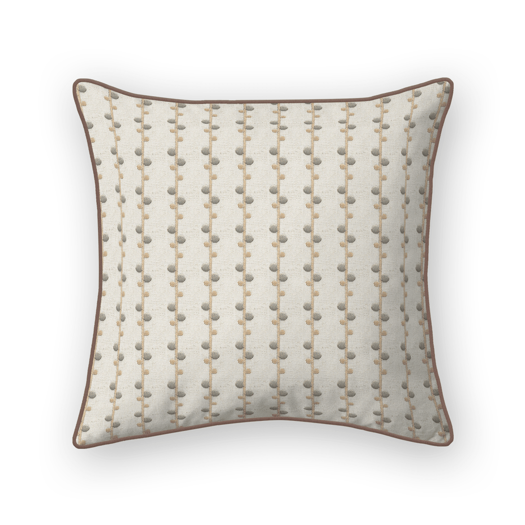 Woven Pattern Linen Throw Pillow
