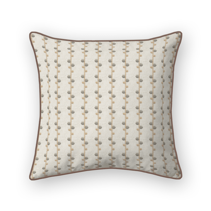 Woven Pattern Linen Throw Pillow