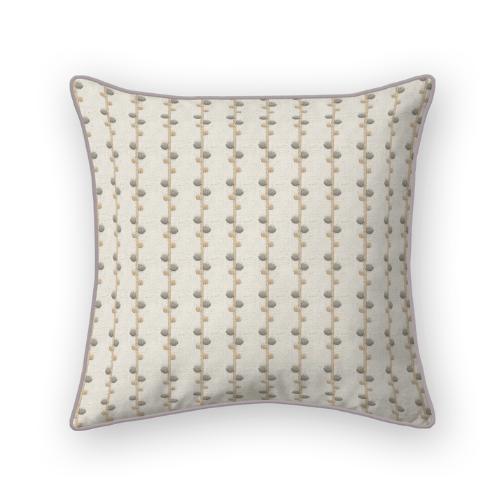 Woven Pattern Linen Throw Pillow