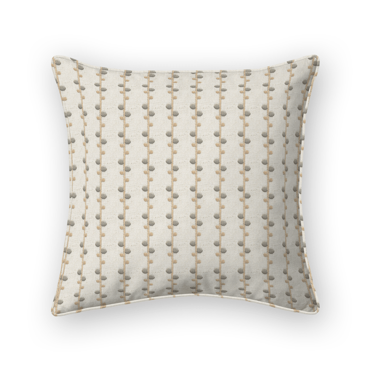 Woven Pattern Linen Throw Pillow