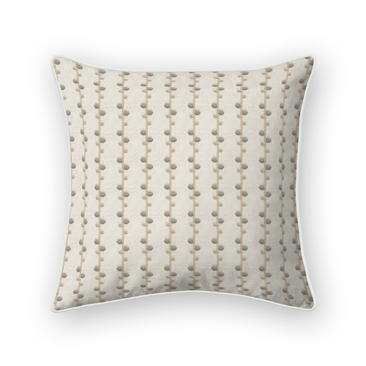 Woven Pattern Linen Throw Pillow