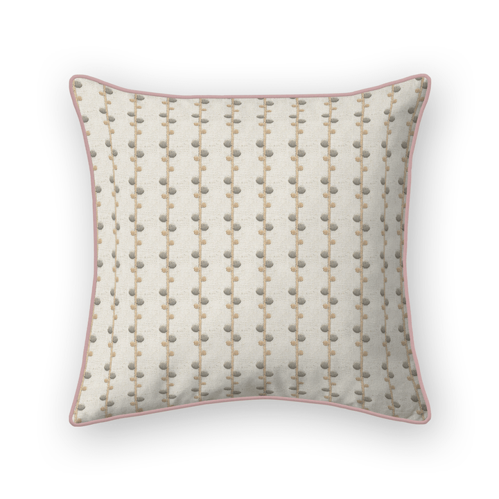 Woven Pattern Linen Throw Pillow