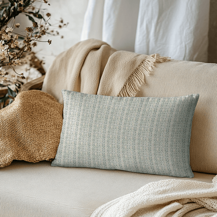 Woven Pattern Woven Lumbar Pillow